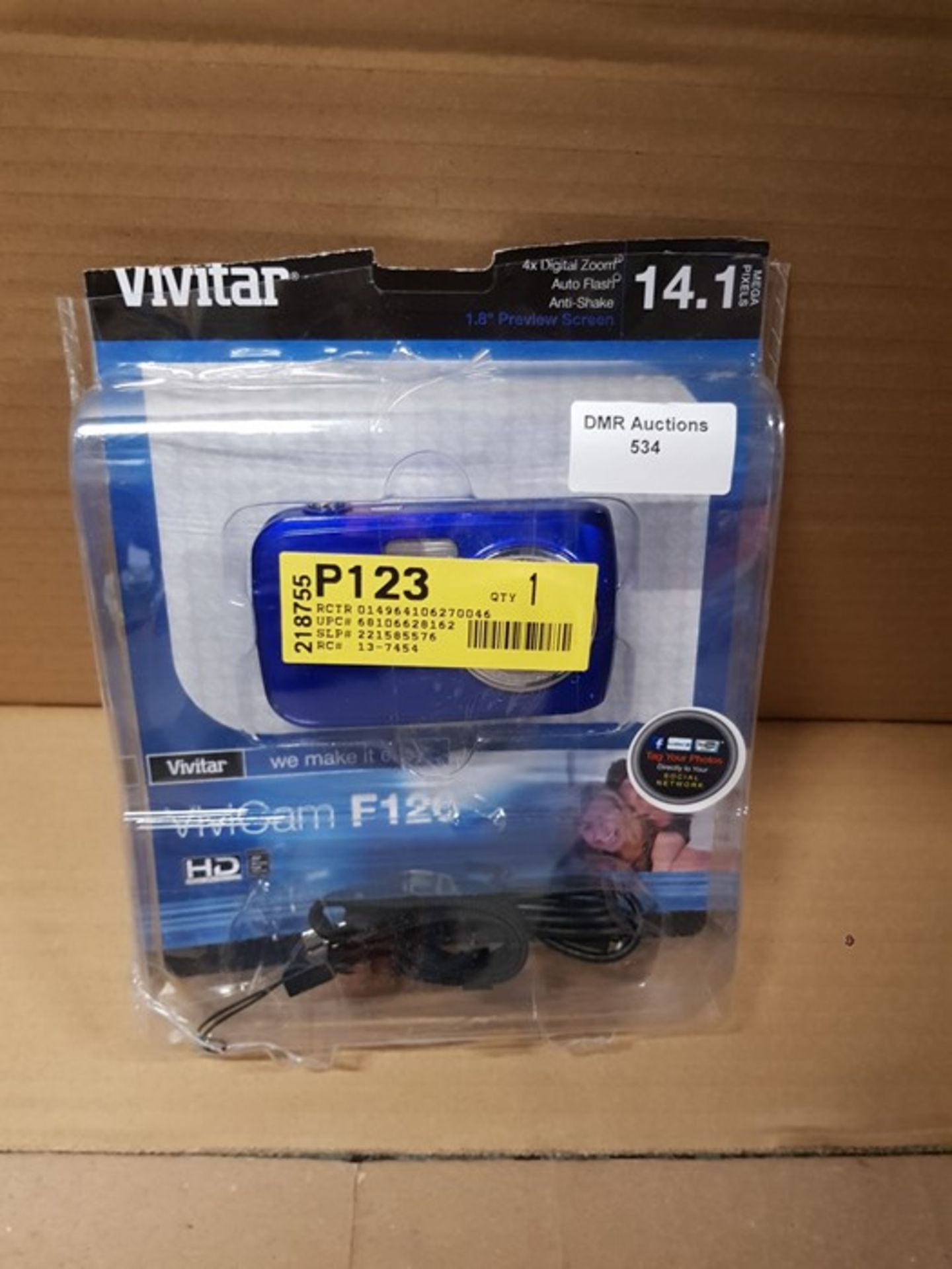 1 BOXED VIVTAR F126 HD DIGITAL CAMERA / RRP £38.86 / BL - 8755 (PUBLIC VIEWING AVAILABLE)
