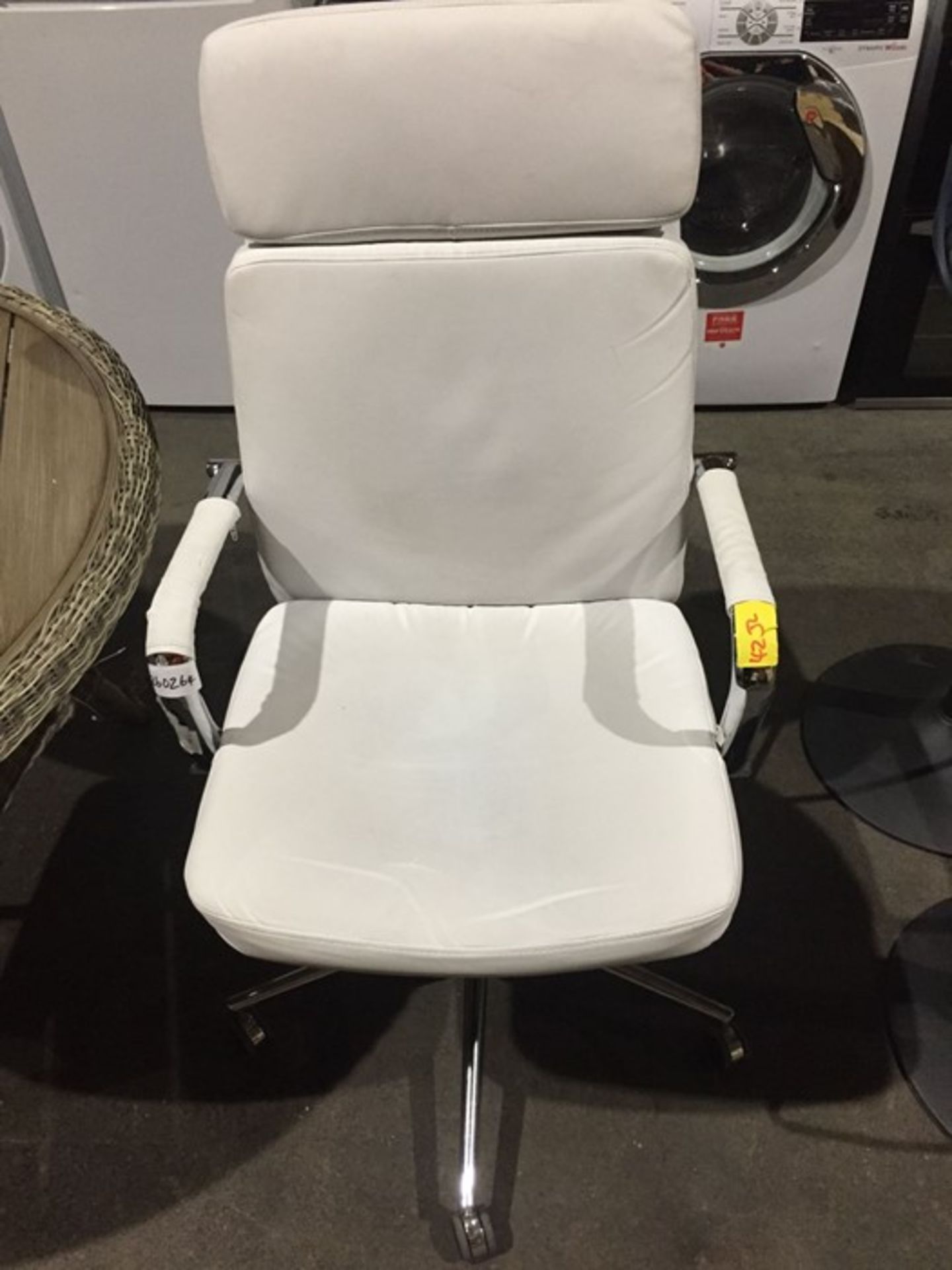 JOHN LEWIS MAY OFFICE CHAIR IN WHITE