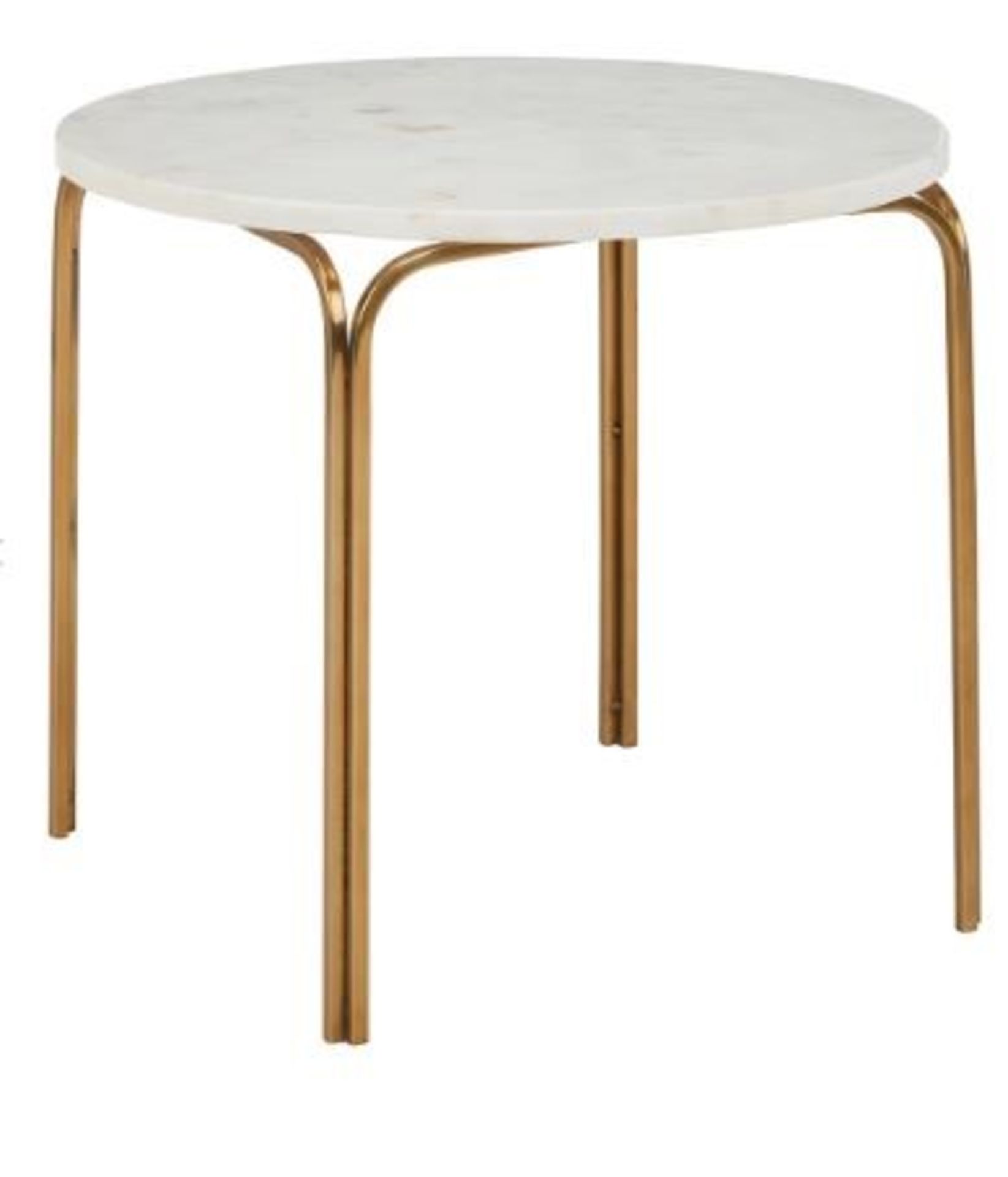 JOHN LEWIS AZRA MARBLE SIDE TABLE