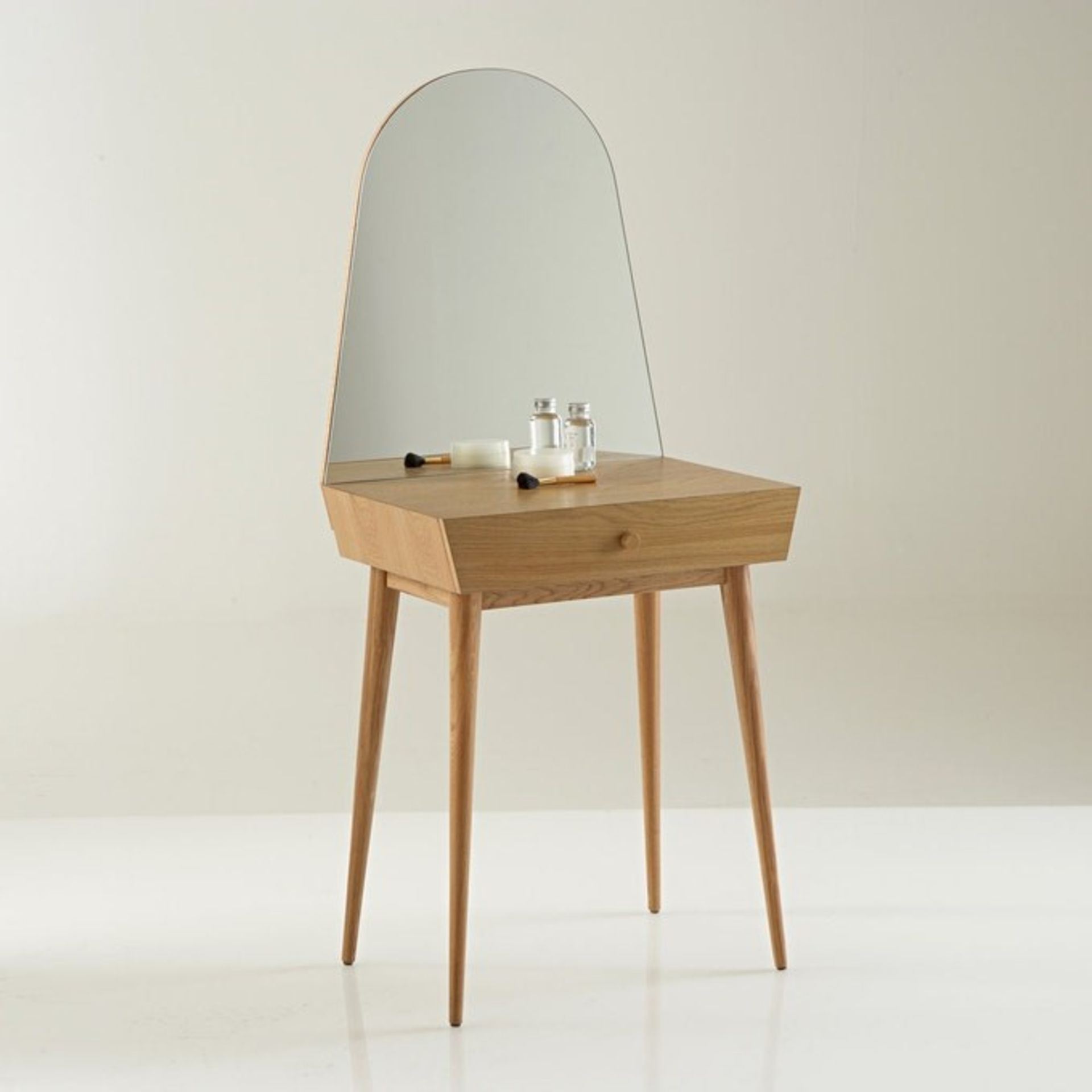 1 GRADE B CLAIROY 1 DRAWER SCANDI-STYLE DRESSING TABLE / PLEASE NOTE TABLE DOES NOT COME WITH MIRROR