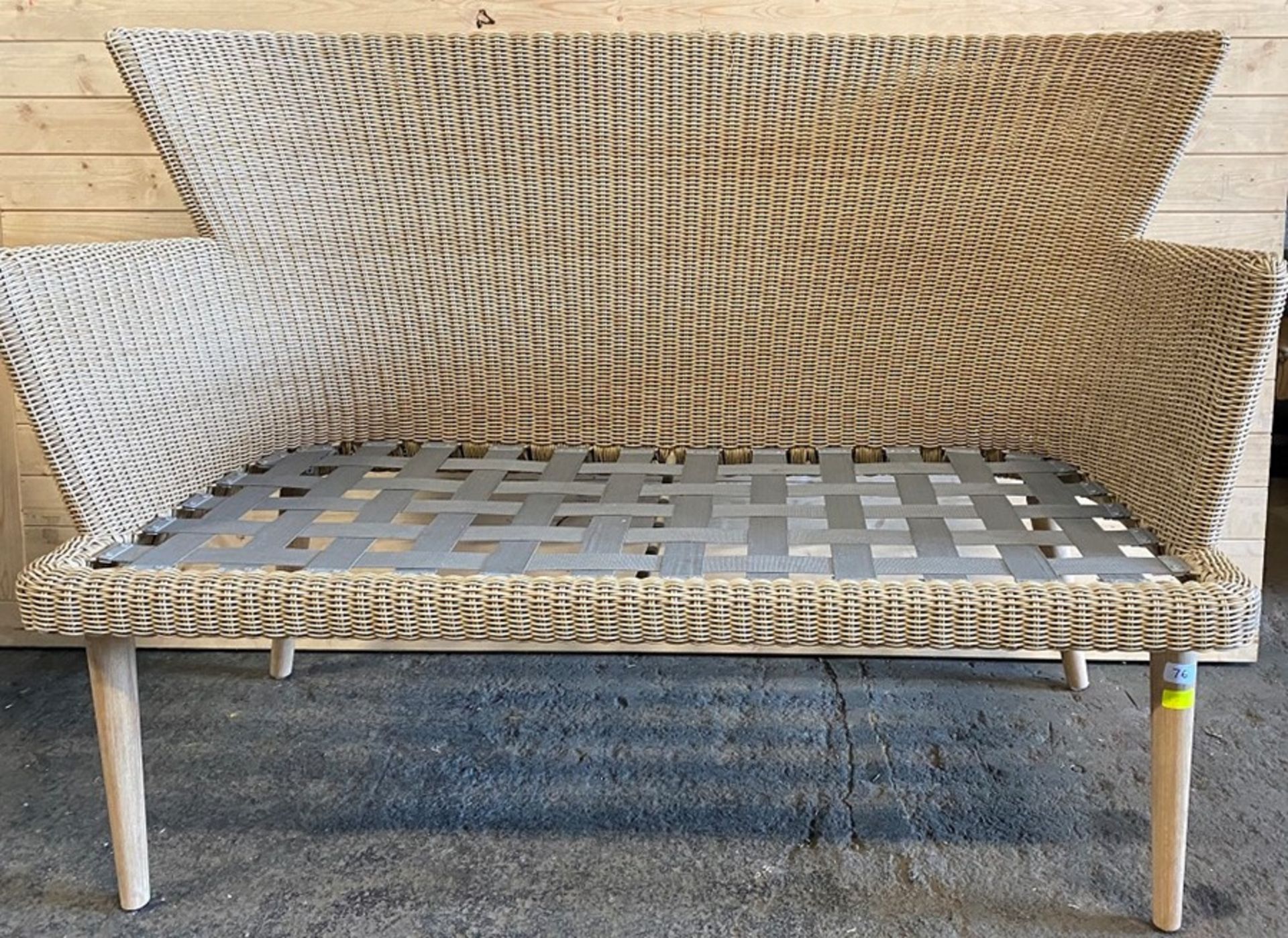 1 RATTAN SOFA IN NATURAL **NO CUSHIONS** (PUBLIC VIEWING AVAILABLE)