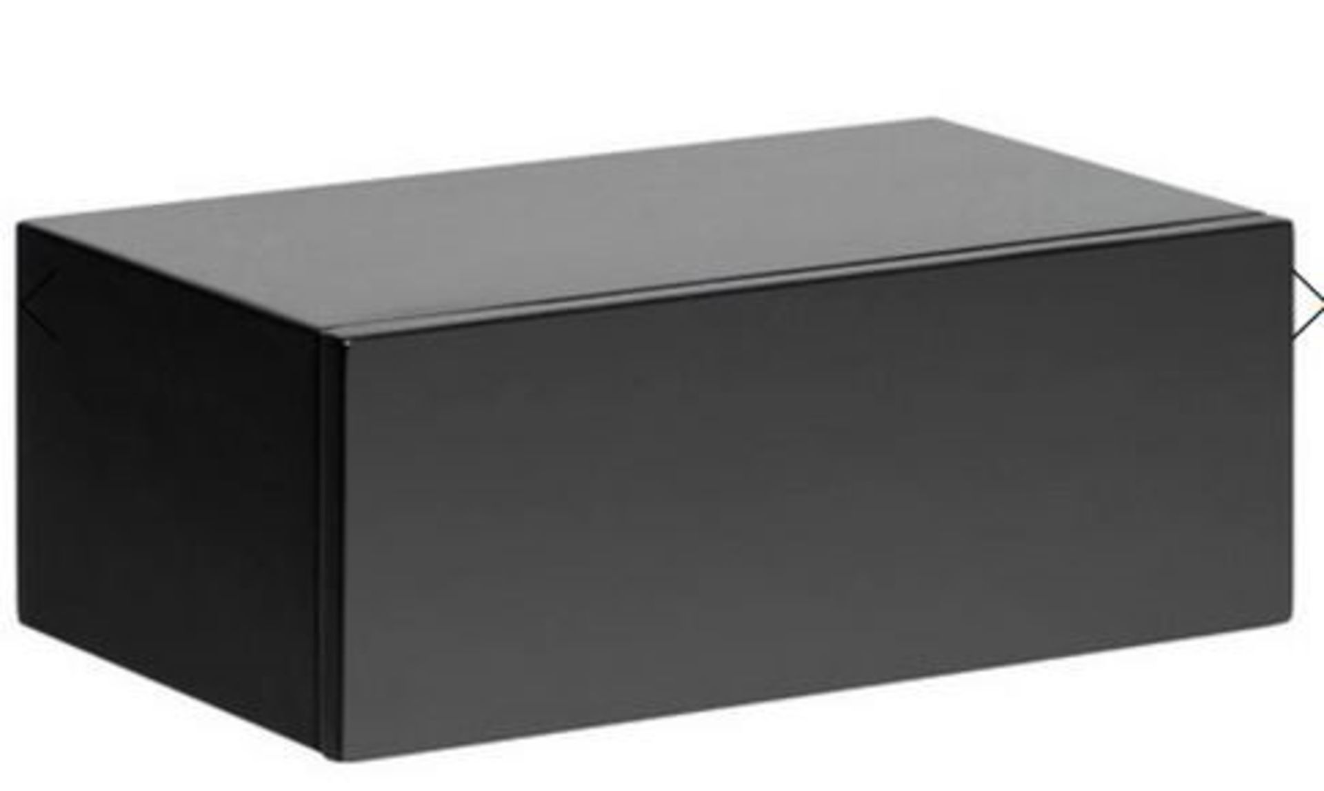1 BOXED GRADE A DESIGNER AM.PM VESPER 1-DRAWER SHELF UNIT IN BLACK / RRP £65.00 (PUBLIC VIEWING