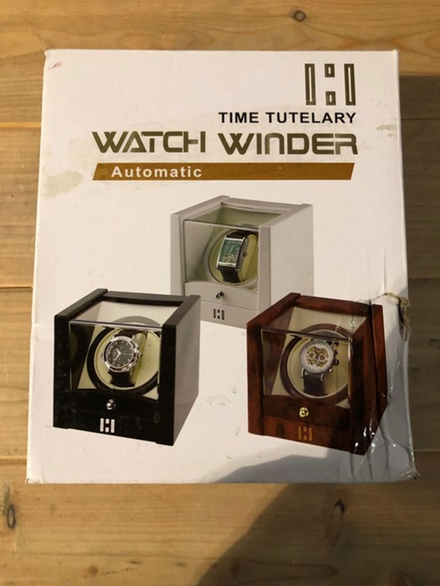 1 BOXED TIME TUTELARY AUTOMATIC WATCH WINDER / RRP £38.00 (PUBLIC VIEWING AVAILABLE)