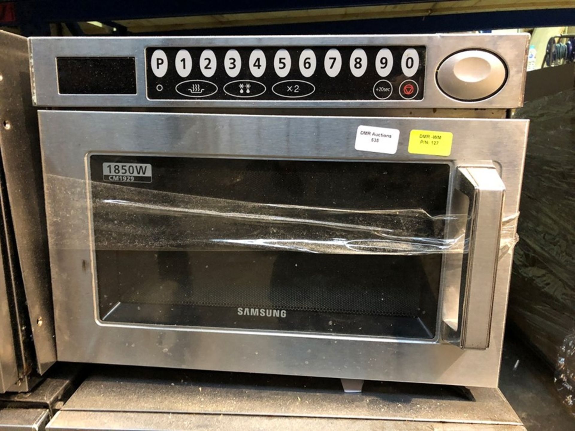 1 SAMSUNG 1850W COMMERCIAL MICROWAVE / RRP £579.99 (PUBLIC VIEWING AVAILABLE)