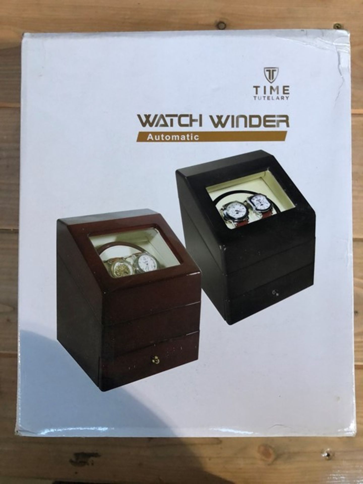 1 BOXED TIME TUTELARY AUTOMATIC WATCH WINDER / RRP £38.00 (PUBLIC VIEWING AVAILABLE)