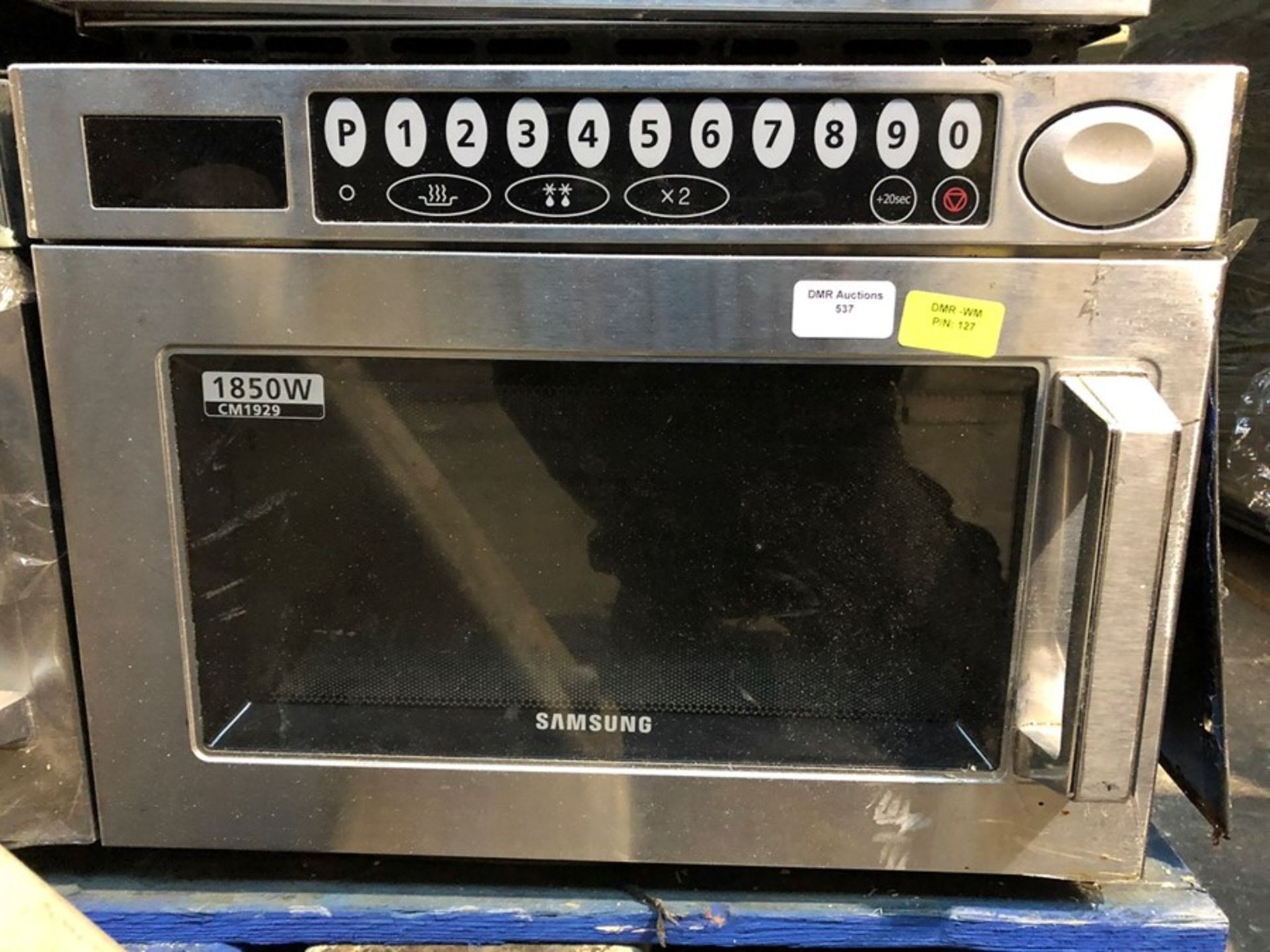 1 SAMSUNG 1850W COMMERCIAL MICROWAVE / RRP £579.99 (PUBLIC VIEWING AVAILABLE)