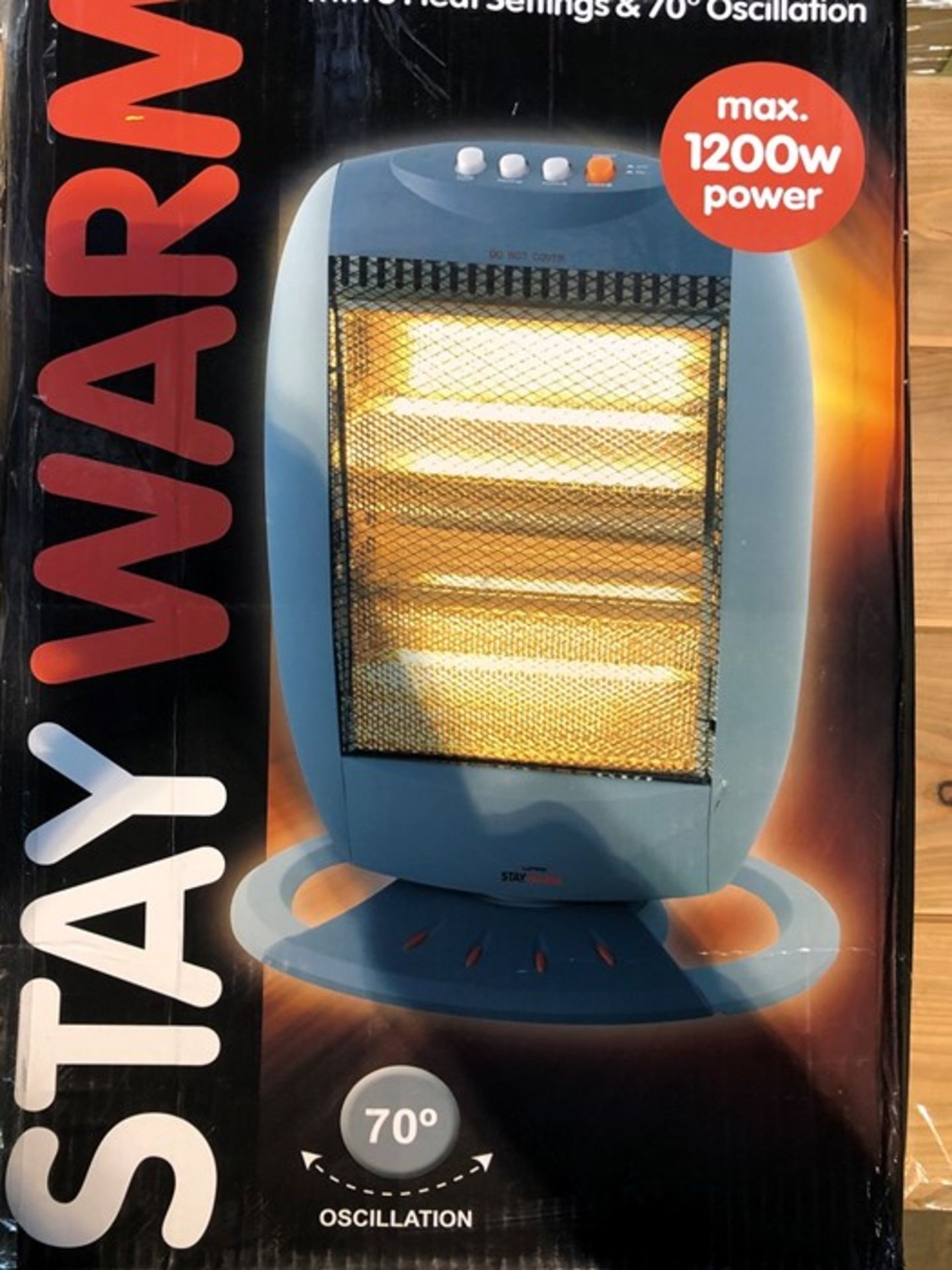 1 BOXED LLOYTRON HALOGEN HEATER (PUBLIC VIEWING AVAILABLE)