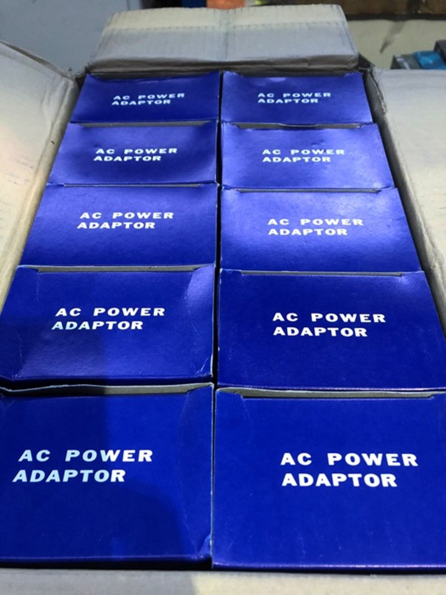 1 LOT TO CONTAIN 10 BOXED EUROPEAN AC POWER ADAPTORS / RRP 49.80 (PUBLIC VIEWING AVAILABLE)