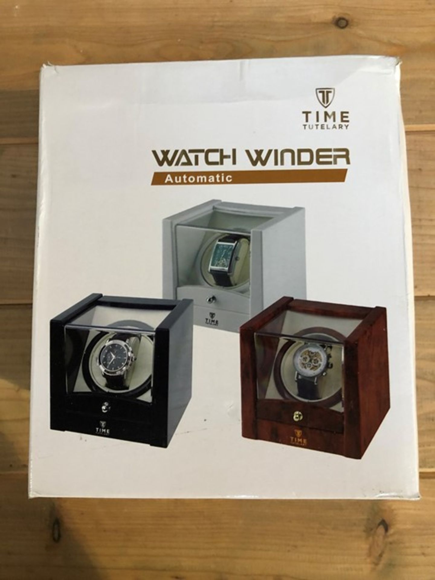 1 BOXED TIME TUTELARY AUTOMATIC WATCH WINDER / RRP £38.00 (PUBLIC VIEWING AVAILABLE)