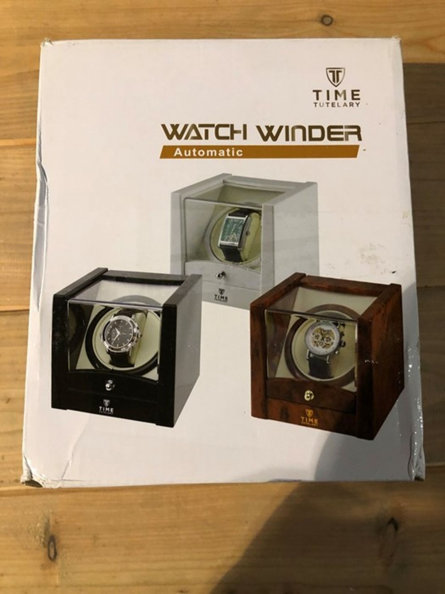 1 BOXED TIME TUTELARY AUTOMATIC WATCH WINDER / RRP £38.00 (PUBLIC VIEWING AVAILABLE)