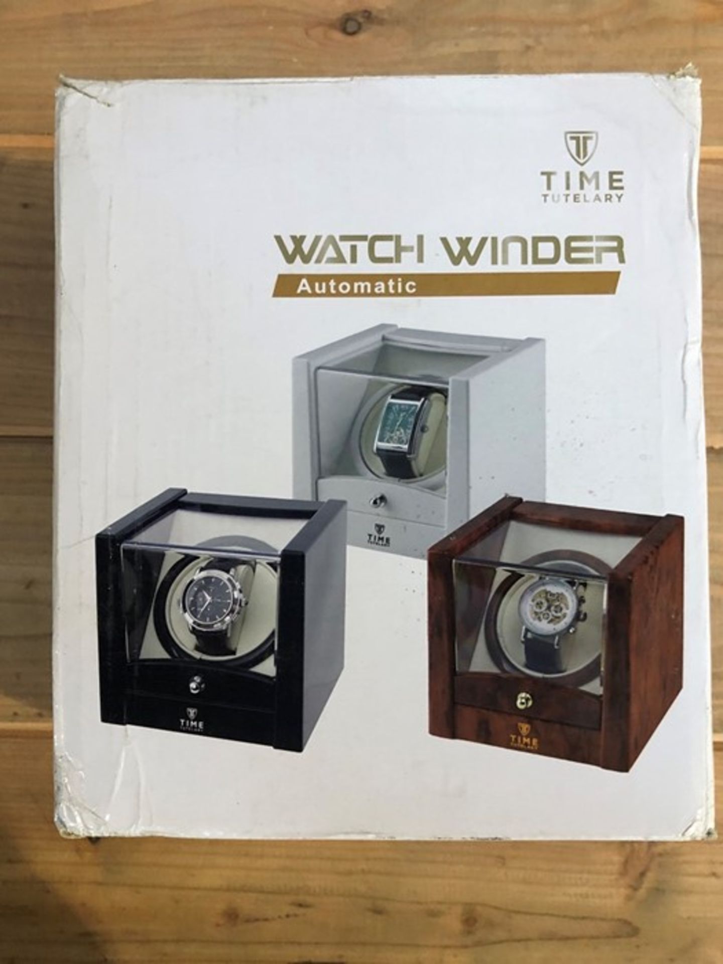 1 BOXED TIME TUTELARY AUTOMATIC WATCH WINDER / RRP £38.00 (PUBLIC VIEWING AVAILABLE)