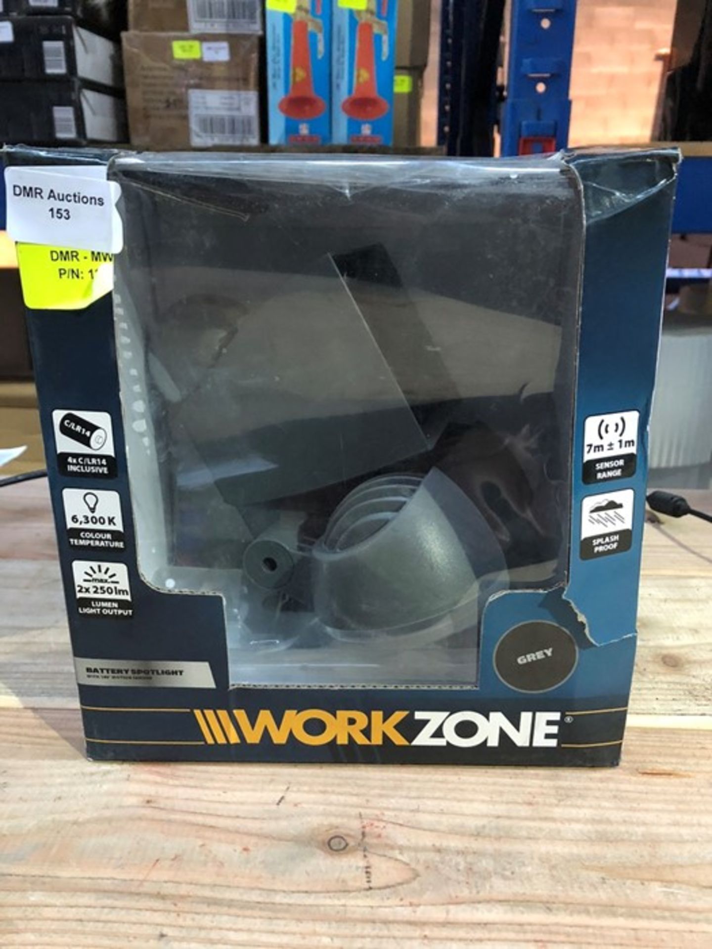 1 BOXED WORKZONE BATTERY SPOTLIGHT / RRP £34.99 (PUBLIC VIEWING AVAILABLE)