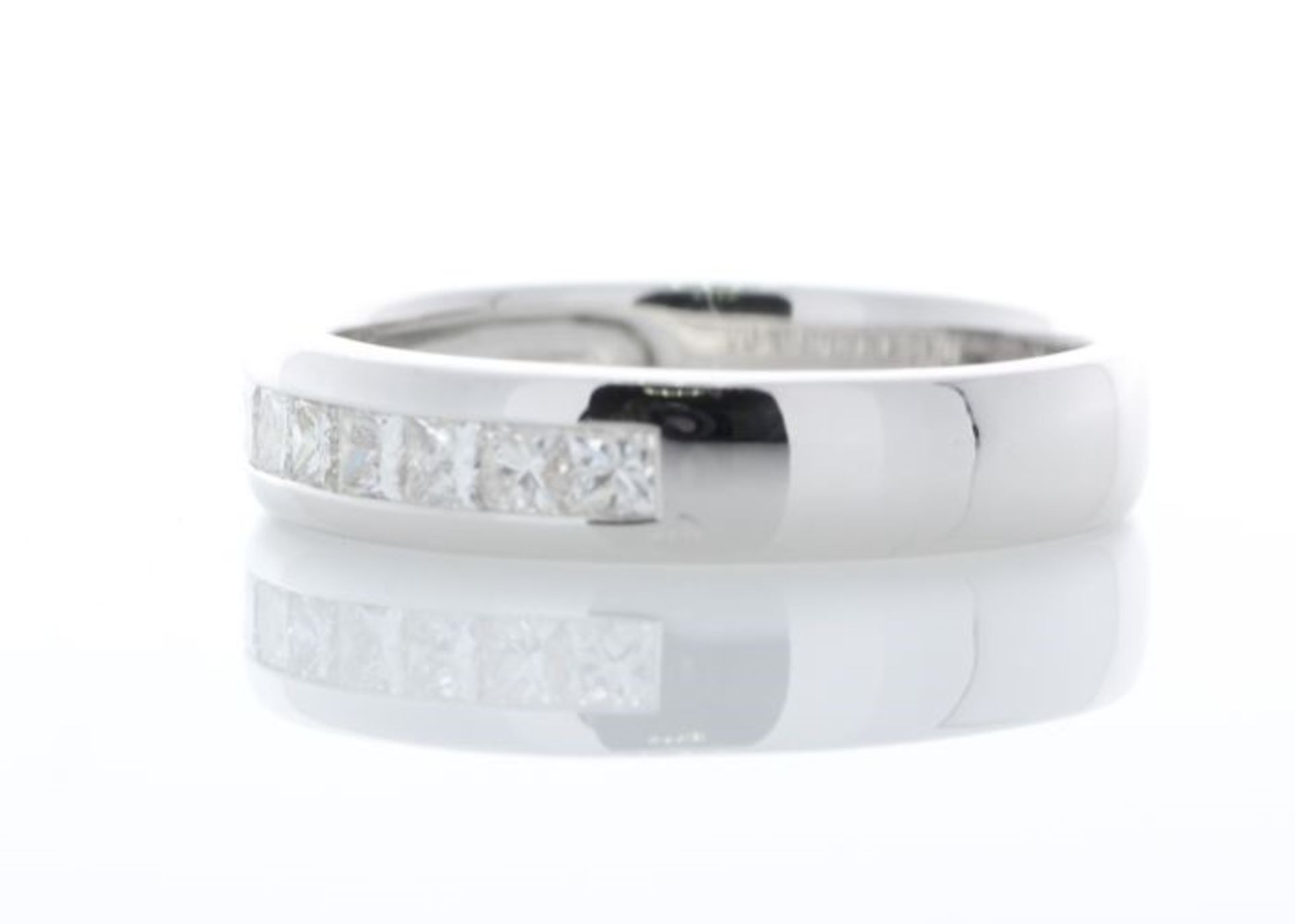 18ct White Gold Diamond Channel Set Half Eternity Ring 0.50 - Image 2 of 5