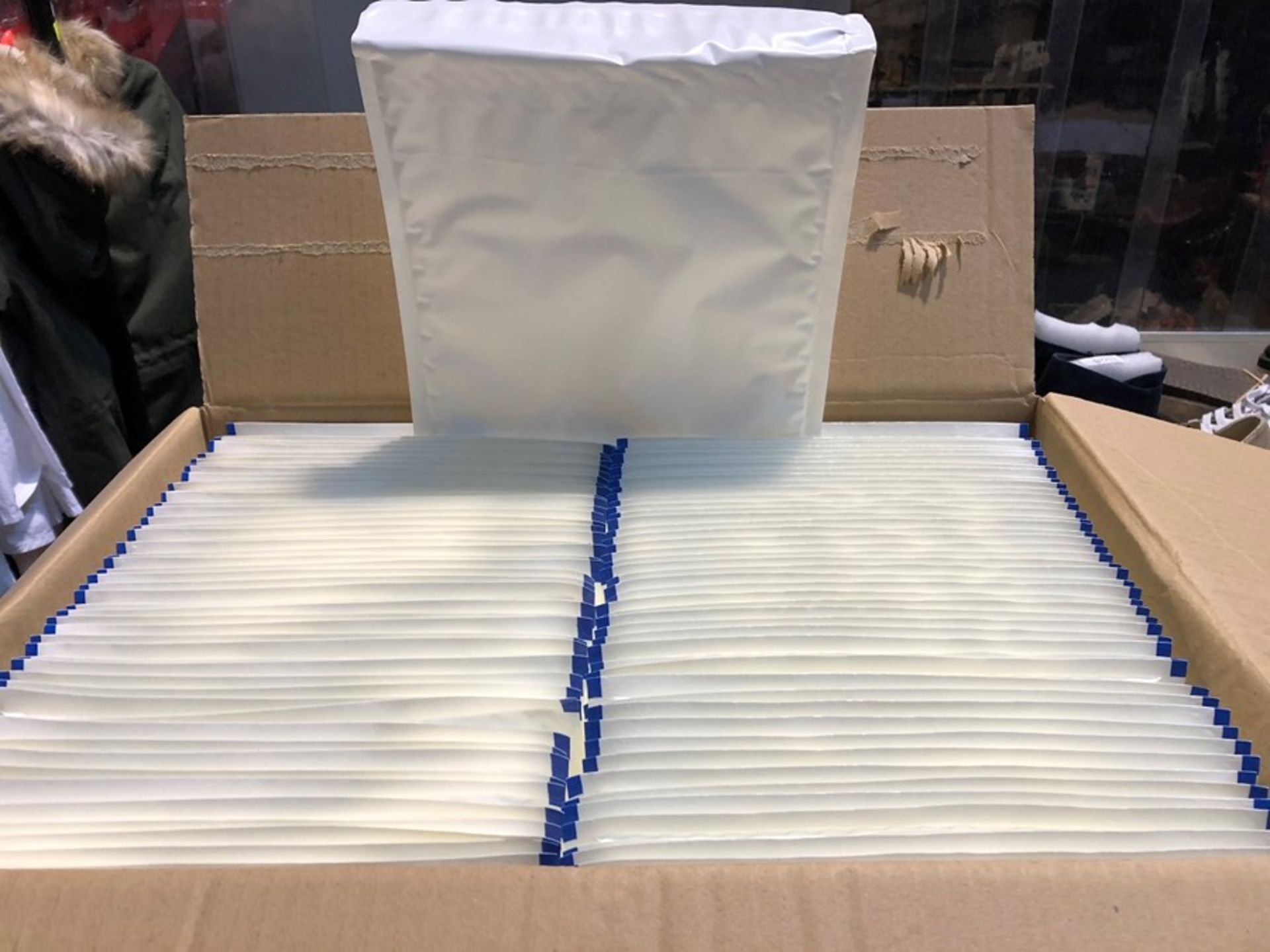 1 BOXED SET OF 100 PADDED ENVELOPES - INTERNAL BUBBLE WRAP (PUBLIC VIEWING AVAILABLE)