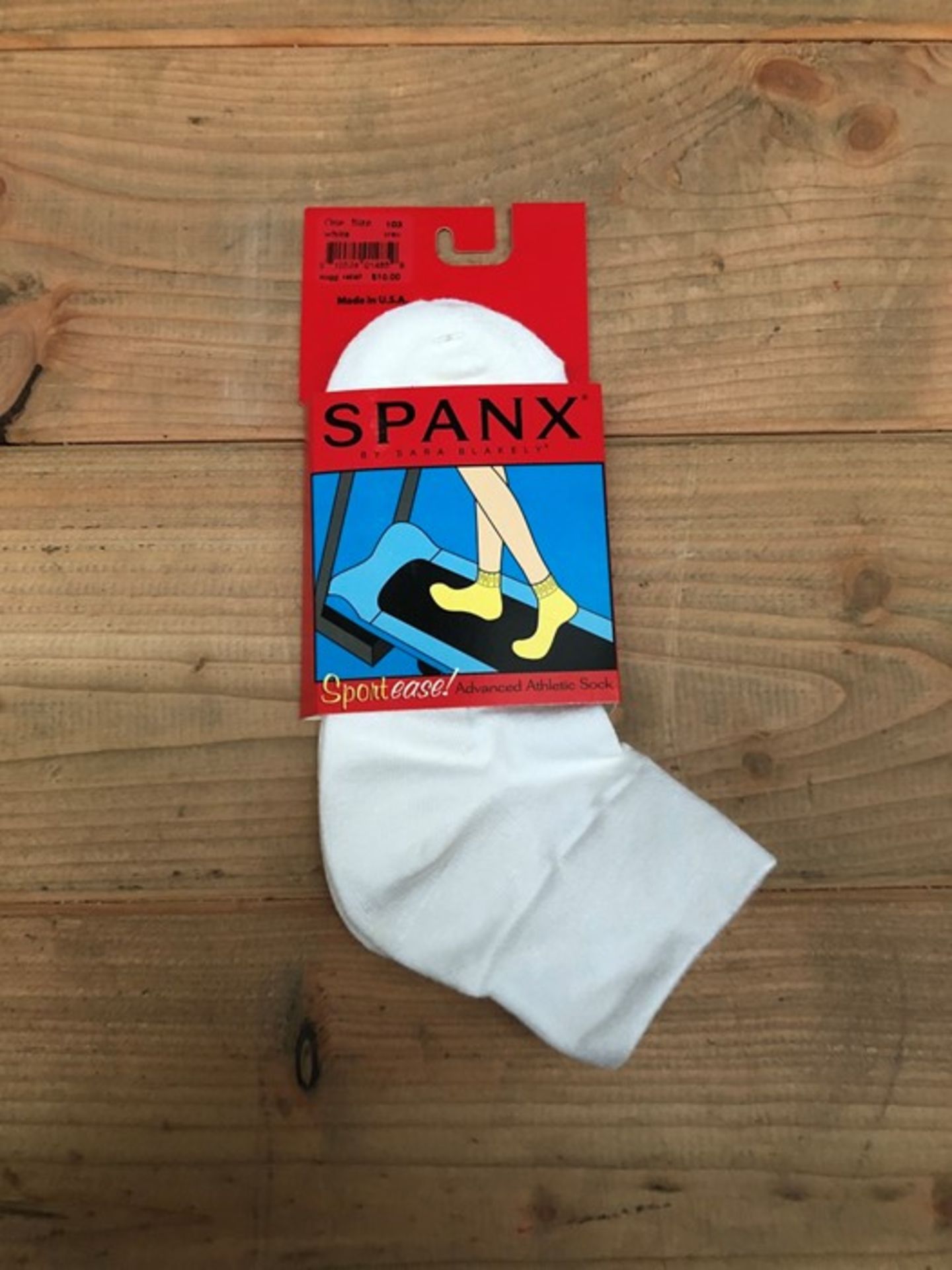 1 LOT TO CONTAIN 50 SPANX SOCKS IN WHITE / SIZE ONE SIZE / STYLE 103 / RRP £500.00 (PUBLIC VIEWING