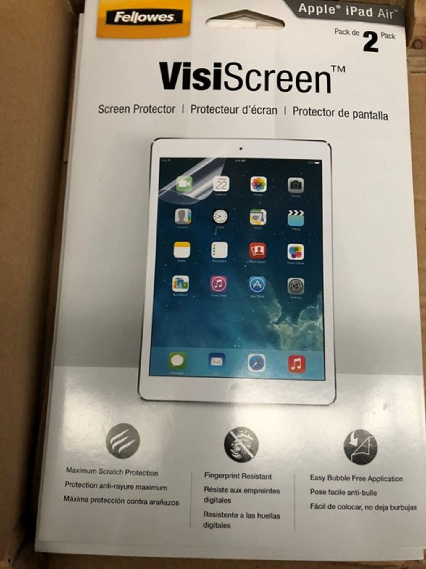 1 LOT TO CONTAIN 4 VISI-SCREEN 2 PACK SCREEN PROTECTORS (PUBLIC VIEWING AVAILABLE)