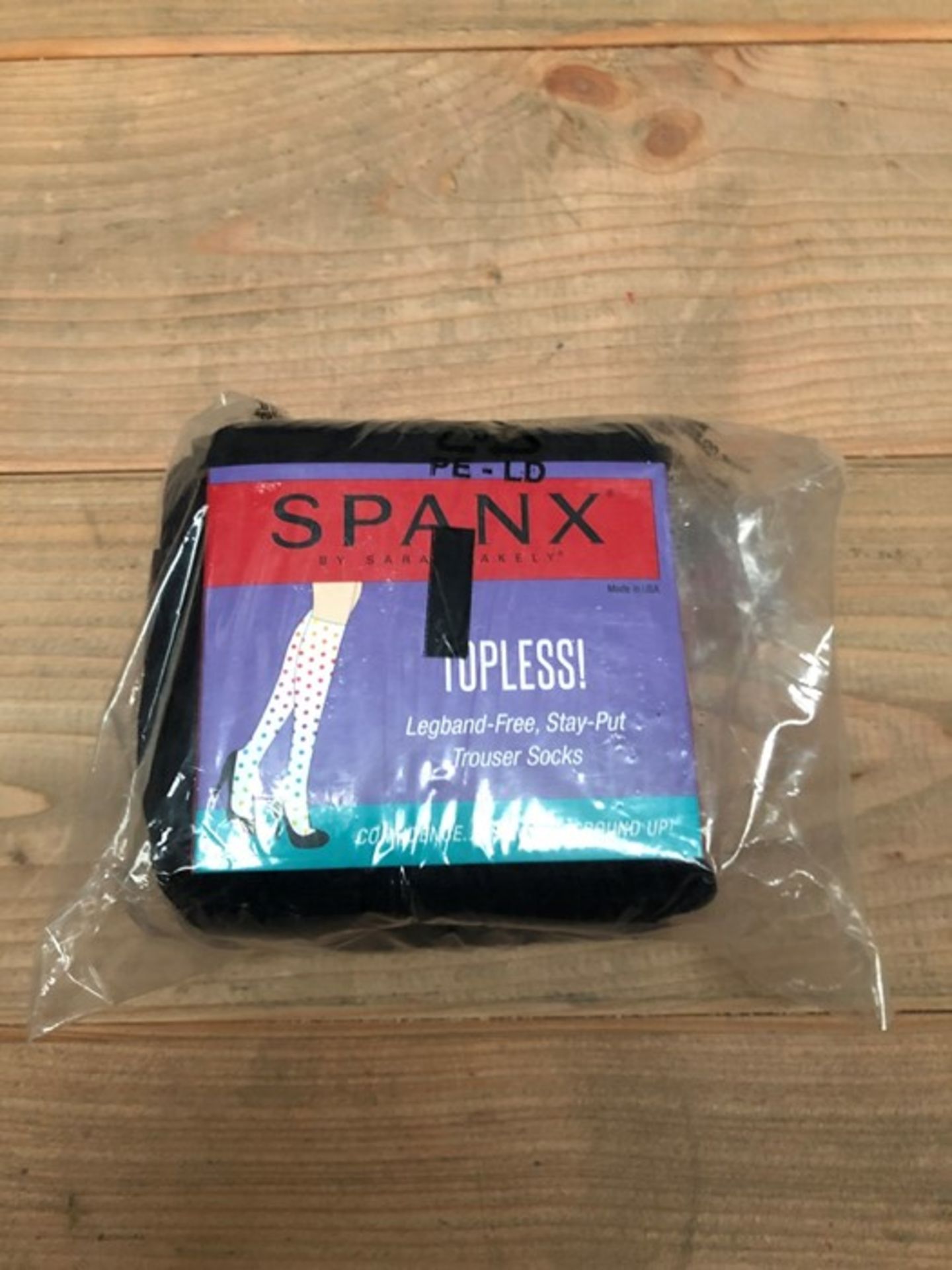 1 LOT TO CONTAIN 10 SPANX TOPLESS RIBBED TROUSER SOCKS IN BLACK RIB / SIZE FULLER CALF / STYLE