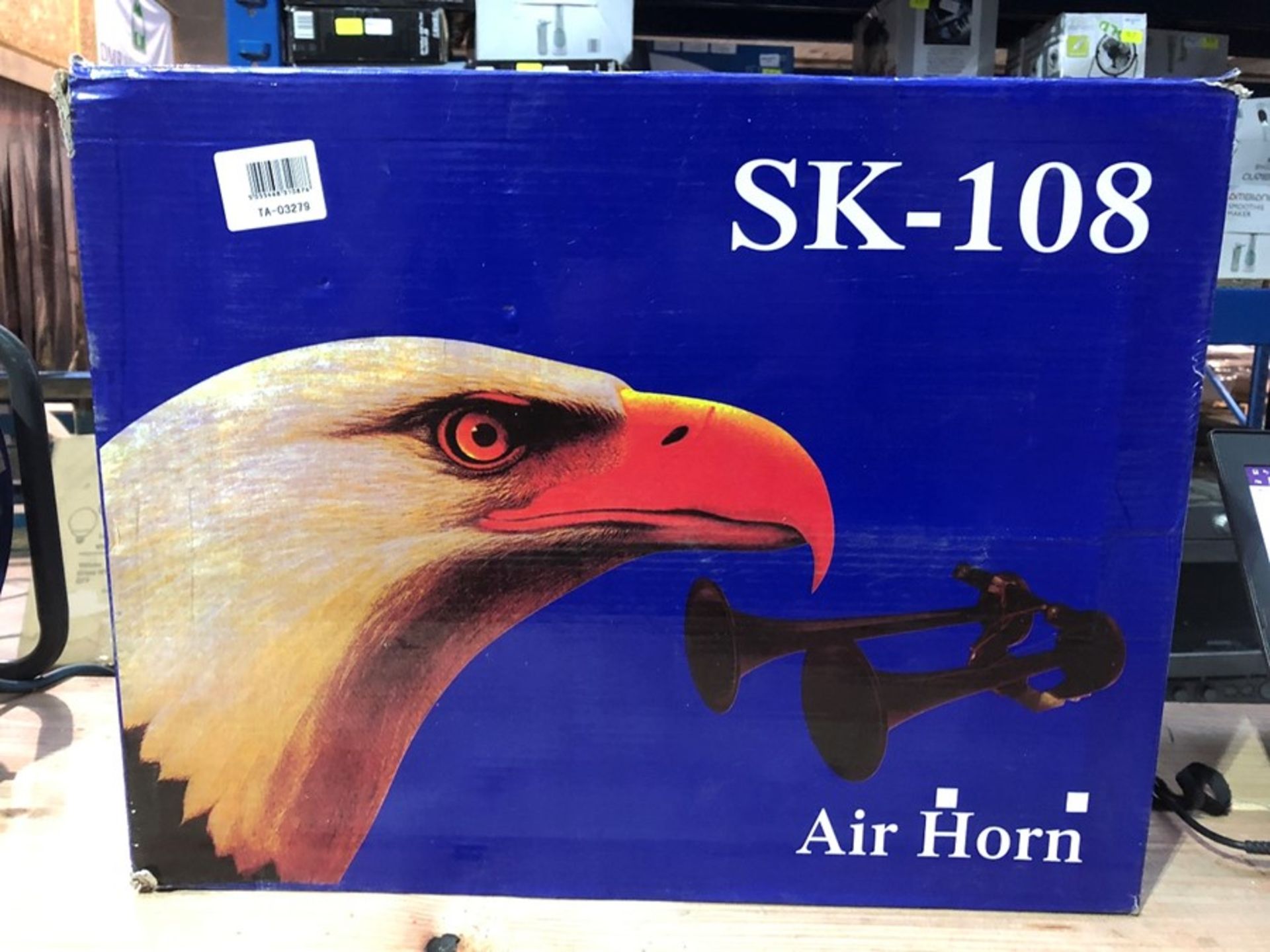 1 BOXED SK-108 AUTOMOBILE AIR HORN KIT / RRP £116.27 (PUBLIC VIEWING AVAILABLE)