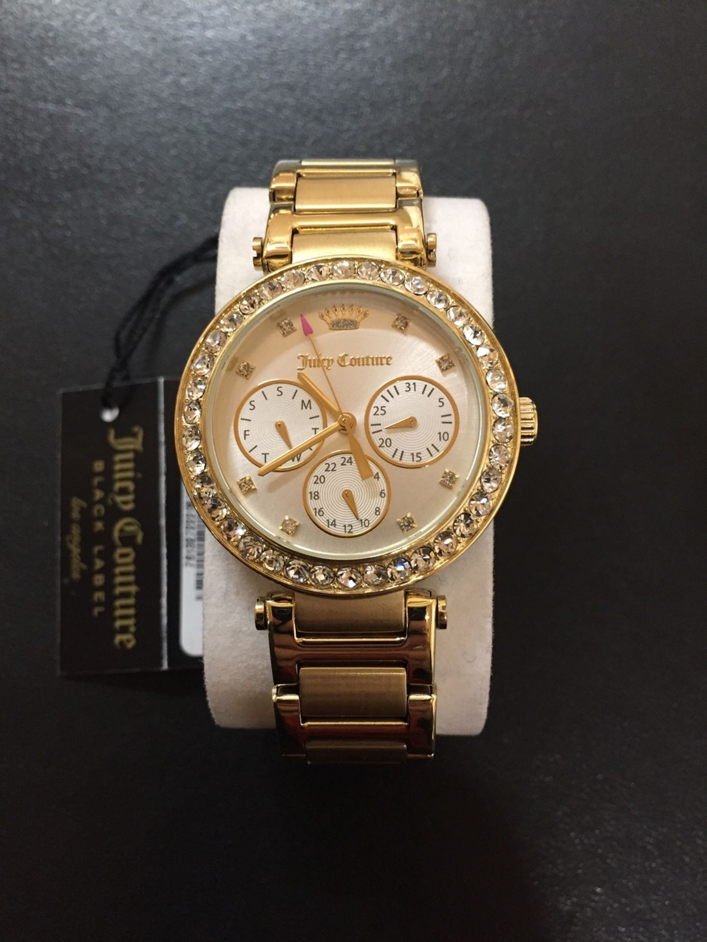 1 UNBOXED LADIES JUICY COUTURE CALI WATCH 1901504 IN GOLD / RRP £165.00 (VIEWING IS AVALABLE)