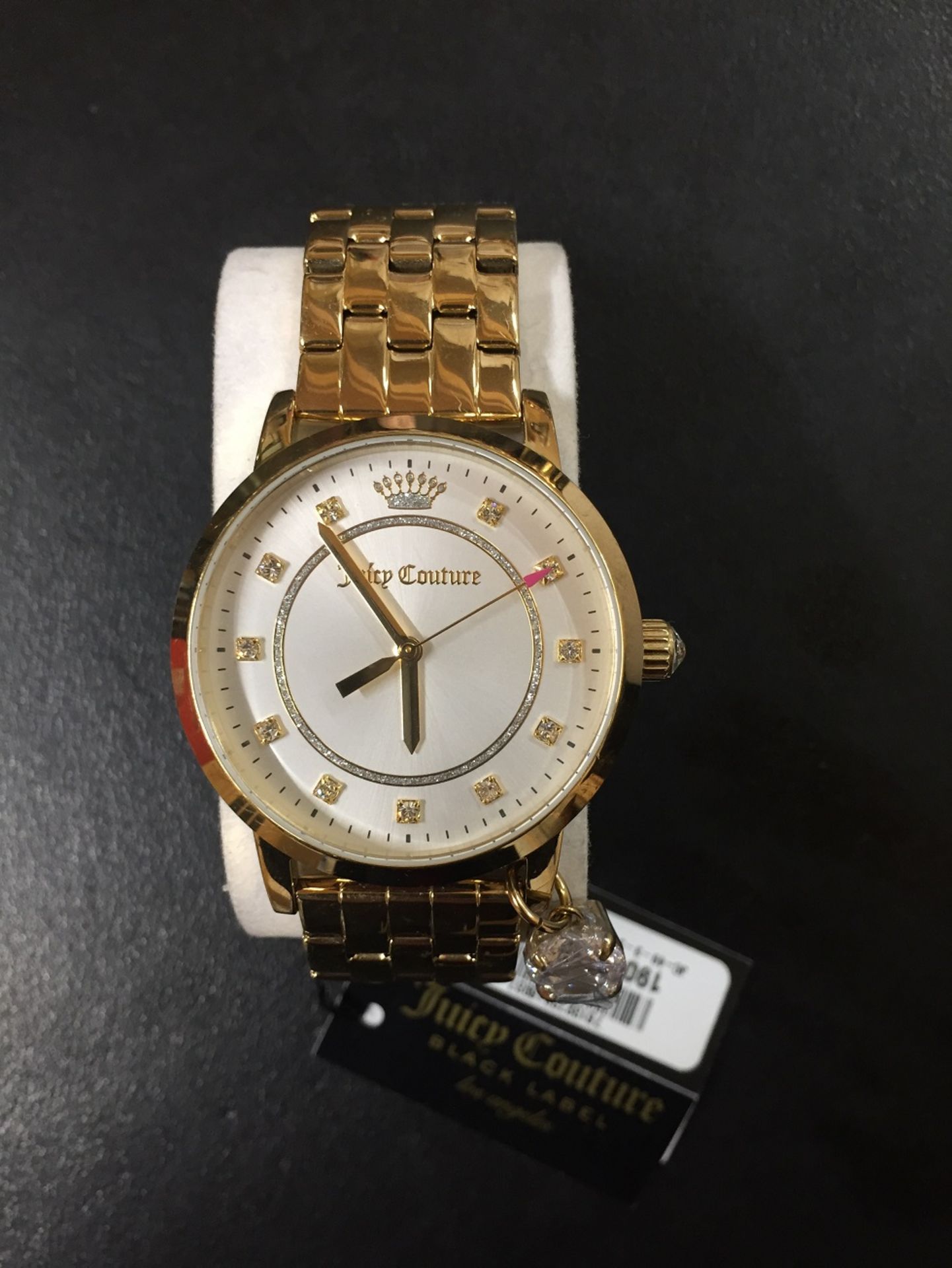 1 UNBOXED LADIES JUICY COUTURE SOCIALITE WATCH 1901475 IN GOLD / RRP £150.00 (VIEWING IS AVALABLE)