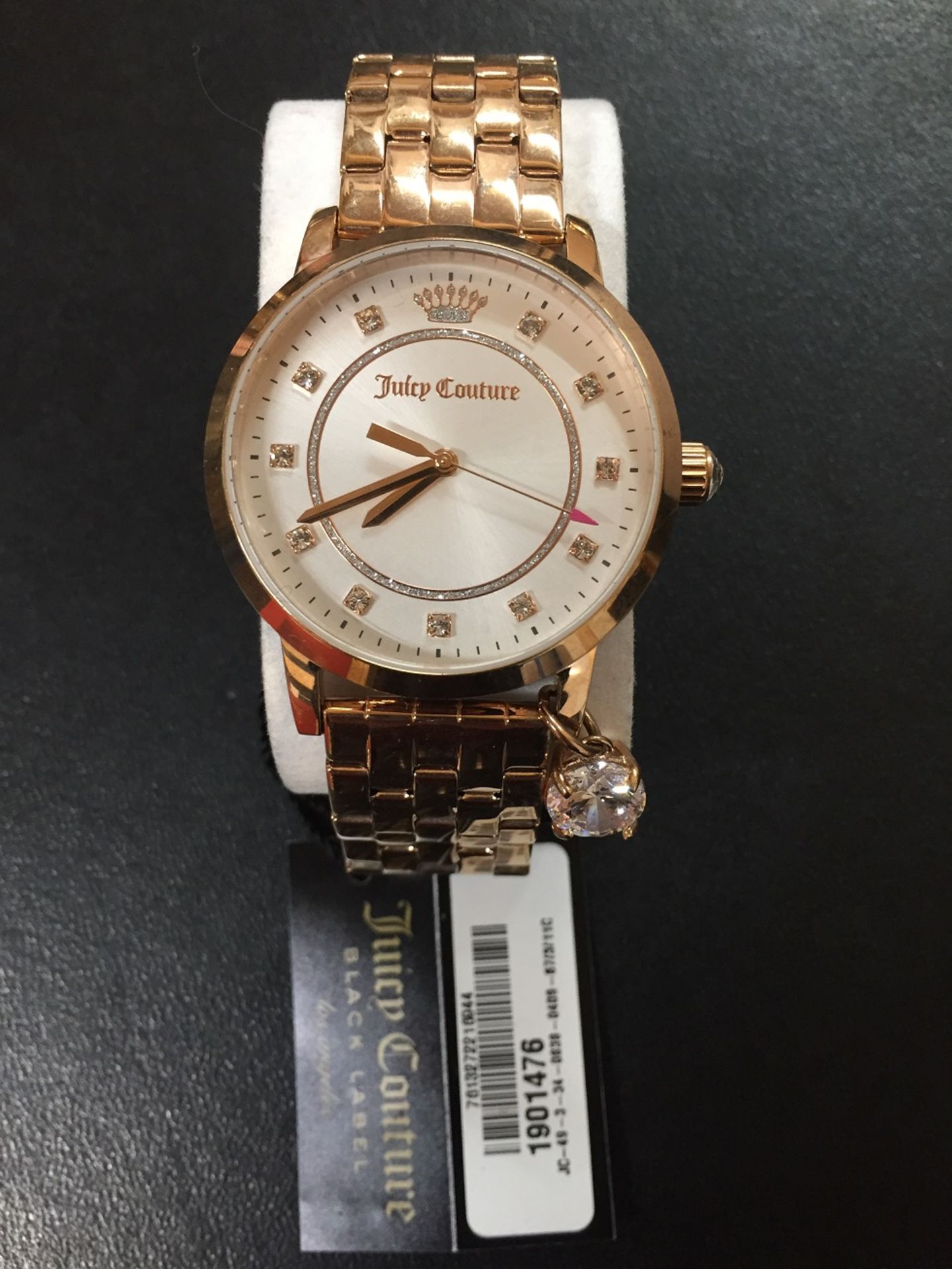 1 UNBOXED LADIES JUICY COUTURE SOCIALITE WATCH 1901476 IN ROSE GOLD / RRP £150.00 (VIEWING IS