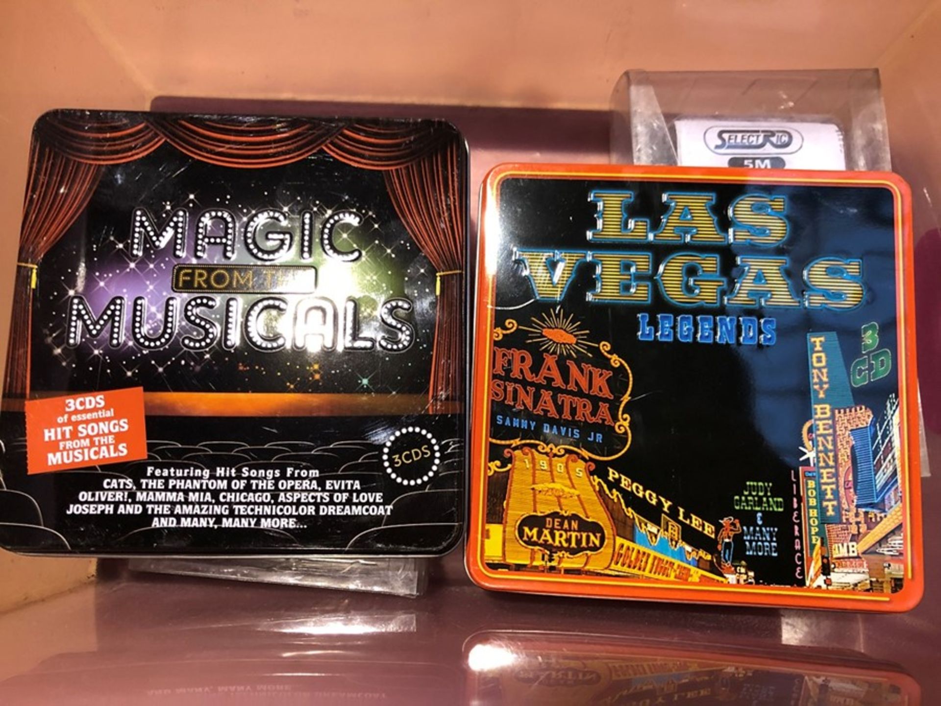 1 LOT TO CONTAIN MAGIC FROM THE MUSICALS, LAS VEGAS LEGENDS AND PLUG SOCKETS (PUBLIC VIEWING