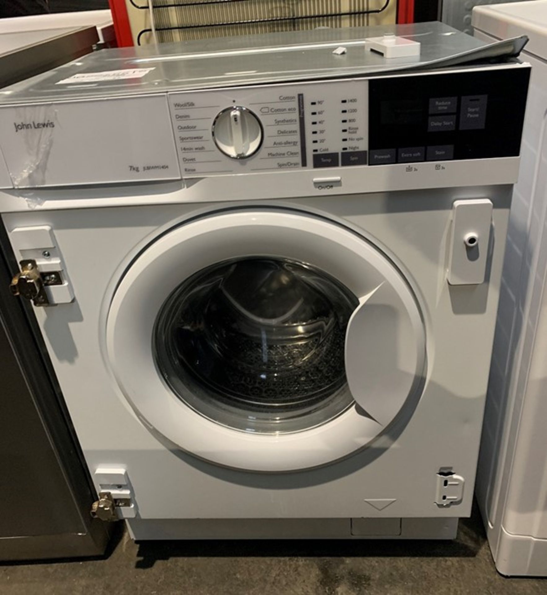 JOHN LEWIS JLBiWM1404 INTEGRATED WASHING MACHINE