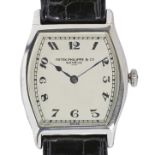 PATEK PHILIPPEArt Deco gentleman's wristwatch.Manufacturer/Manufaktur: Patek Philippe, Geneva.