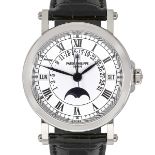 PATEK PHILIPPEArt Deco-style Gentleman's wristwatch "Perpetual Calendar".Manufacturer/Manufaktur: