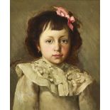 CASSATT, MARYAllegheny 1844 - 1926 Beaufresne/Mesnil-ThéribusIn der ArtMädchenporträt.Öl auf Holz,
