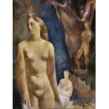 BOSSHARD, RODOLPHE THÉOPHILEMorges 1889 - 1960 ChardonneBaigneuses.Öl auf Leinwand,sig. u.l.,