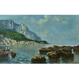 LETO, ANTONINOMonreale 1844 - 1913 CapriCapri.Öl auf Leinwand,sig. u.M.,80x128,5 cmDie angebotene