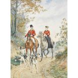 JAZET, PAUL LÉONParis 1848 - 1918Ausritt zur Jagd.Aquarell,sig. u.r.,49x36 cm (LM)- - -22.00 %