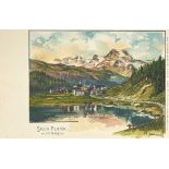 GIACOMETTI, GIOVANNIStampa 1868 - 1933 Glion-sur-MontreuxKonvolut.10 Postkarten.Drucke nach