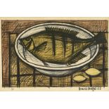 BUFFET, BERNARDParis 1928 - 1999 TourtourPoisson.Farblithografie,im Druck sig. u. dat. (19)53 u.