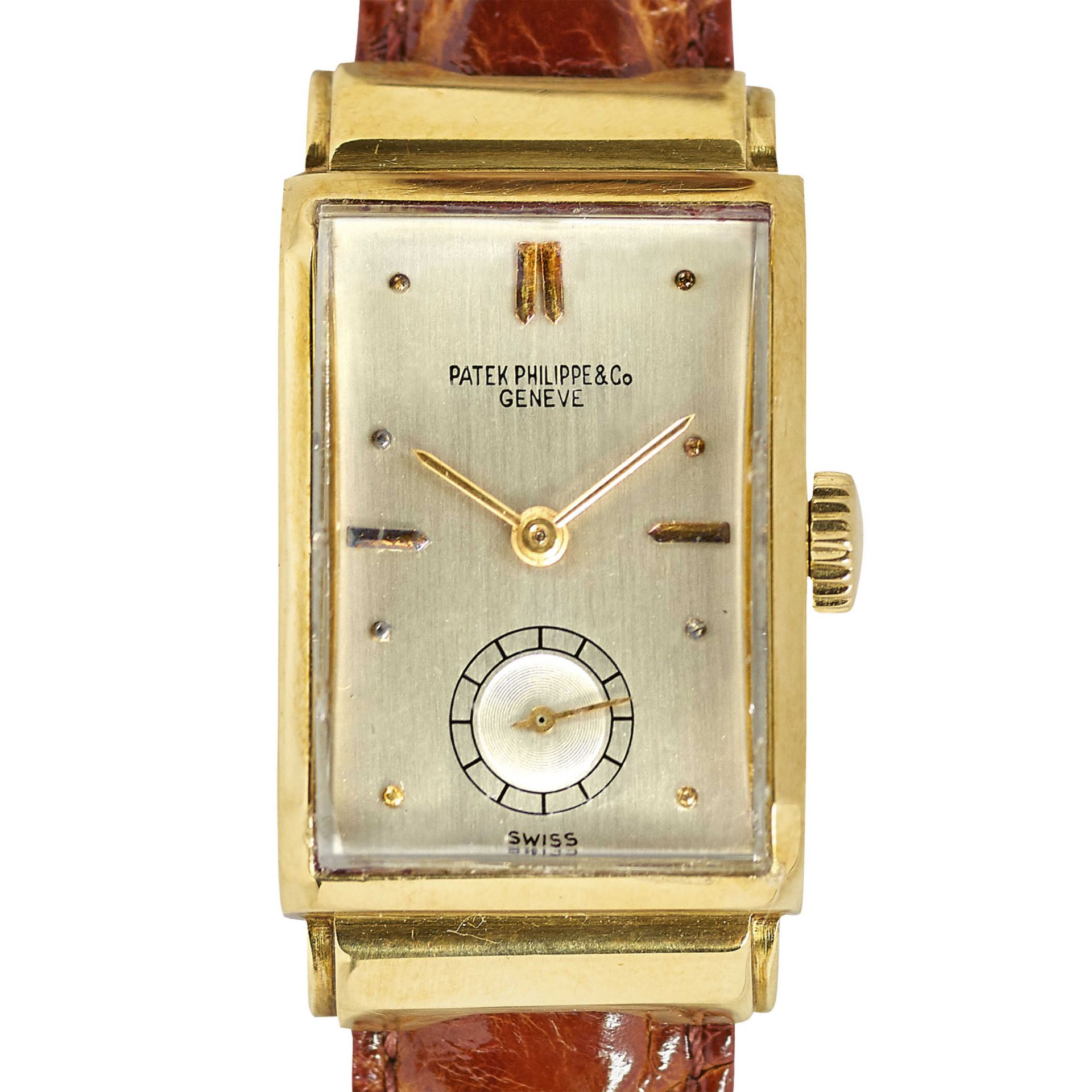 PATEK PHILIPPEGentleman's wristwatch.Manufacturer/Manufaktur: Patek Philippe, Geneva. Reference