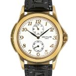 PATEK PHILIPPEGentleman's wristwatch "Travel Time".Manufacturer/Manufaktur: Patek Philippe,