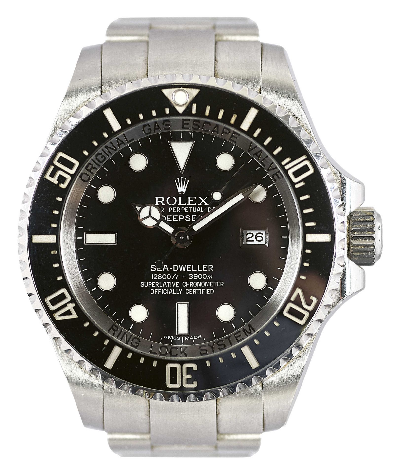 ROLEXOyster Perpetual Date, Deepsea, "Sea-Dweller".Manufacturer/Manufaktur: Rolex, Geneva. Model: " - Bild 2 aus 2