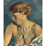 GIMMI, WILHELMZürich 1886 - 1965 ChexbresPortrait d'une femme.Öl auf Leinwand, auf Malkarton,sig.