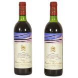 CHÂTEAU MOUTON ROTHSCHILDPauillac, Premier Grand Cru Classé, 1980.2 Flaschen.2xBN.- - -22.00 %