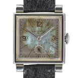 PATEK PHILIPPEGentleman's wristwatch "Carré étanche".Manufacturer/Manufaktur: Patek Philippe,
