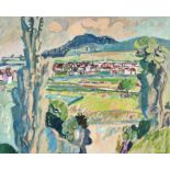 GUBLER, MAX1898 Zürich 1973Limmattal, Sommer.Öl auf Leinwand,verso Atelier-Stpl. Nr. R427,114x140