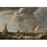 HOLLAND, 19. JH.Marine.Öl auf Eichenholz,43x62 cm- - -22.00 % buyer's premium on the hammer price8.