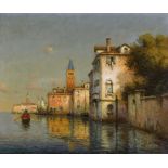 BOUVARD, ANTOINE I (AUCH ALDINE, MARC)St-Jean-de-Bournay 1870 - 1956 Marly-le-RoiVue de Venise.Öl