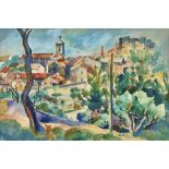 FRIESZ, ÉMILE OTHON ACHILLELe Havre 1879 - 1949 ParisPaysage de Provence.Aquarell und Bleistift,sig.