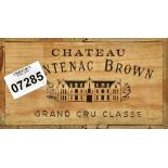 CHÂTEAU CANTENAC BROWNMargaux, Grand Cru Classé, 1982.12 Flaschen. OHK.1xIN, 8xBN, 3xTS.3 Kapseln