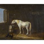 VERBOECKHOVEN, EUGÈNE JOSEPHWarneton 1798 - 1881 SchaerbeekIn der ArtPferd und Hühner im Stall.Öl