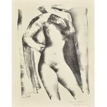 BOSSHARD, RODOLPHE THÉOPHILEMorges 1889 - 1960 ChardonneFemme nue.Lithografie,handsig. u. dat. (19)