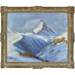CREALOCK, JOHN MANSFIELDManchester 1871 - 1959 HoveThe Matterhorn.Öl auf Leinwand,sig. u. dat.