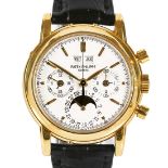 PATEK PHILIPPEGentleman's wristwatch "Chronograph and Perpetual Calendar".Manufacturer/Manufaktur: